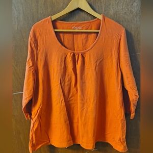 Kim Rogers Orange Blouse